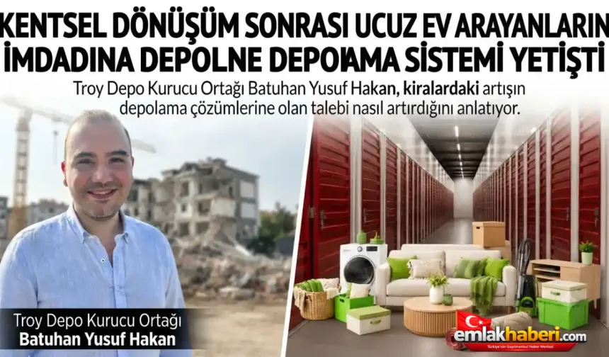 Eşyayı Depolayanlar Kentsel Dönüşümde 80 Bin TL Değil 25 Bin TL Kira Ödüyor