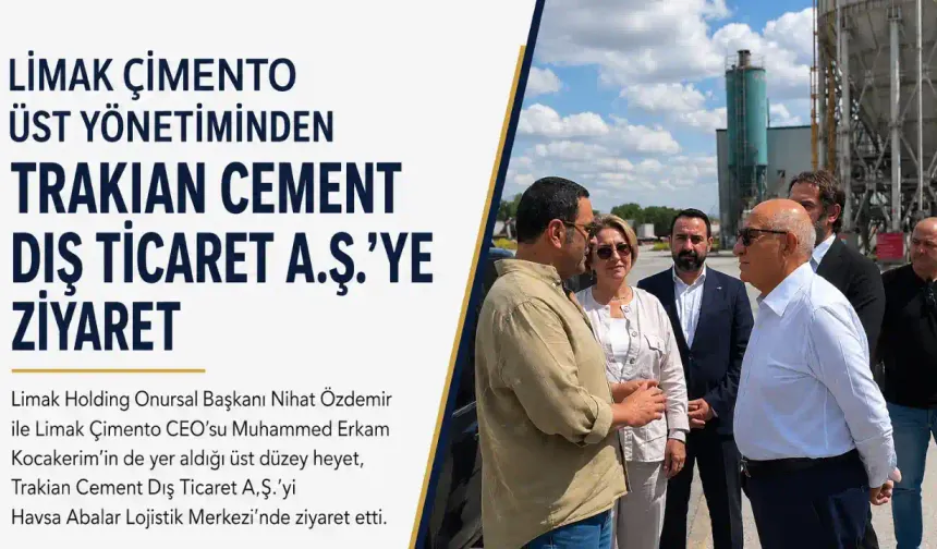 Limak Çimento Üst Yönetiminden Trakian Cement Dış Ticaret A.Ş.'ye Ziyaret