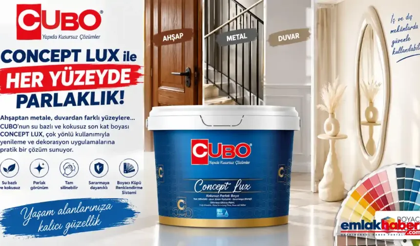 CUBO CONCEPT LUX ile Farklı Yüzeylerde Pratik Yenileme