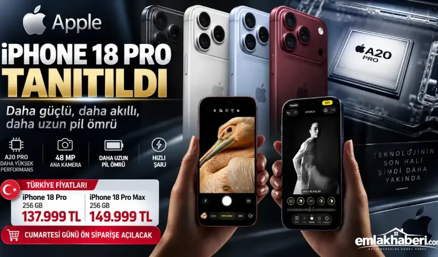 iPhone 18 Pro ve iPhone 18 Pro Max Türkiye Fiyatları Açıklandı