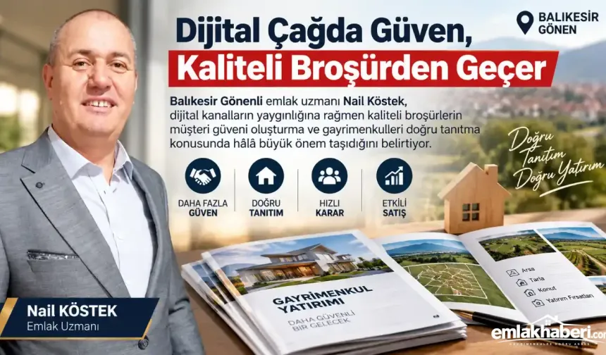 Dijital Çağda Gayrimenkul Pazarlamasında Broşürün Gücü Yeniden Öne Çıkıyor