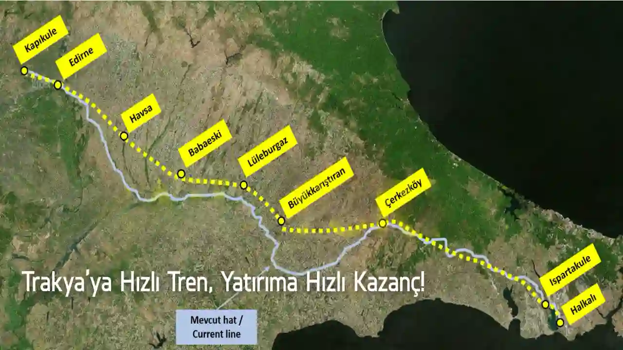 Edirne Istanbul Hızlı Tren Hattı