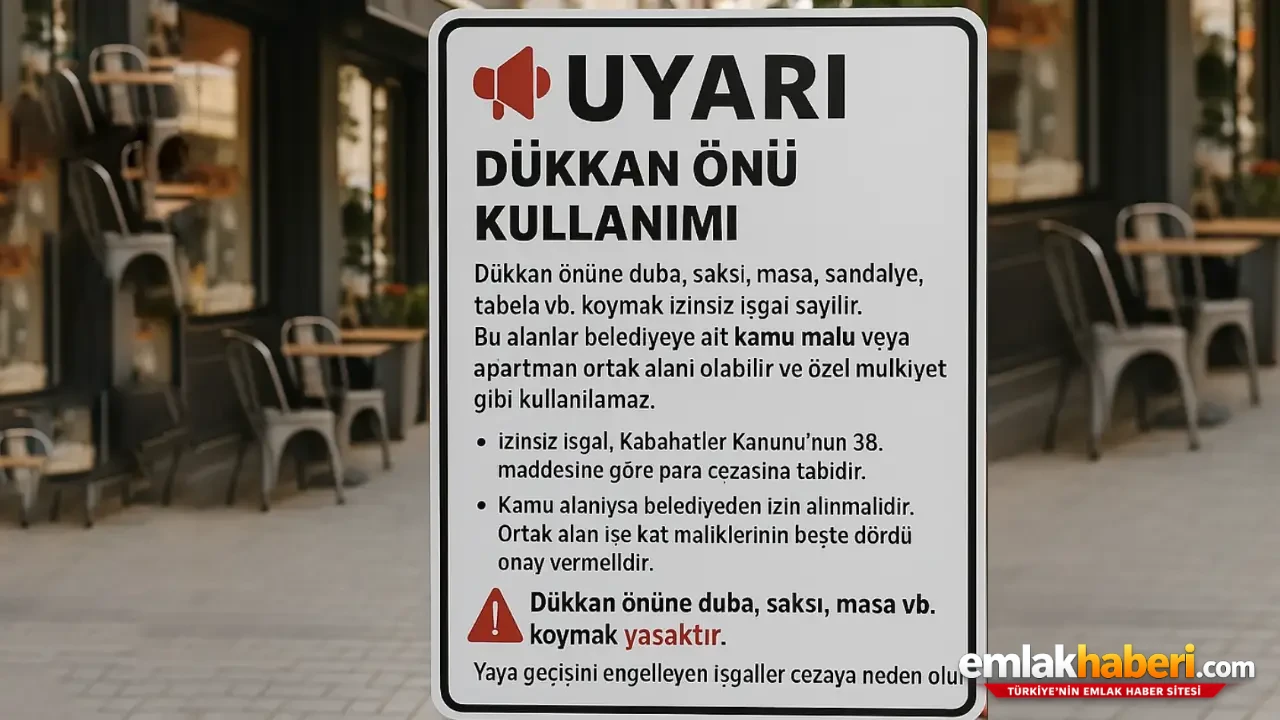 Dükkanların Önü Kime Aittir