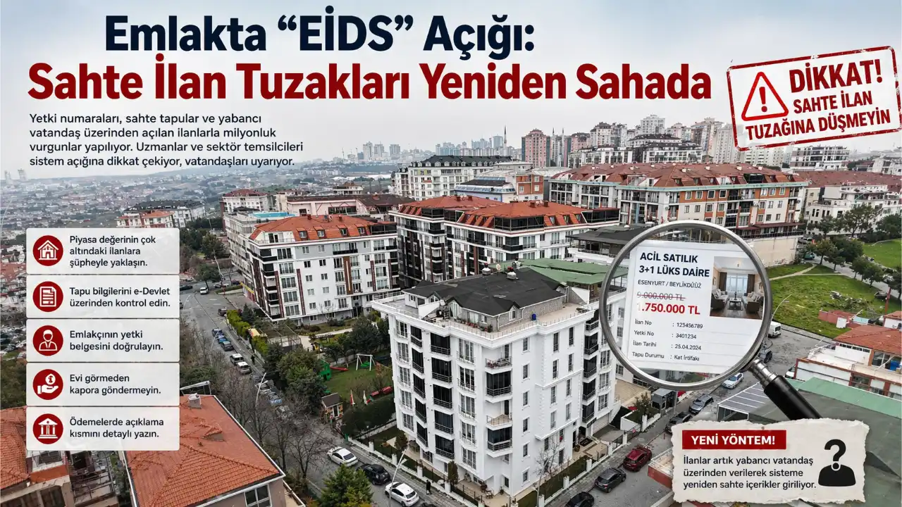 Emlakta “EİDS” Açığı: Sahte İlan Tuzakları Yeniden Sahada