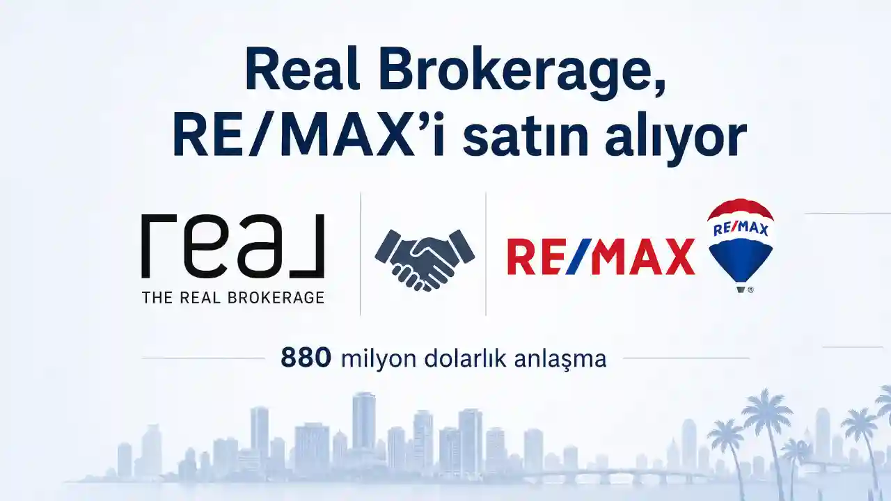 Real Brokerage, REMAX’i 880 Milyon Dolara Satın Alıyor