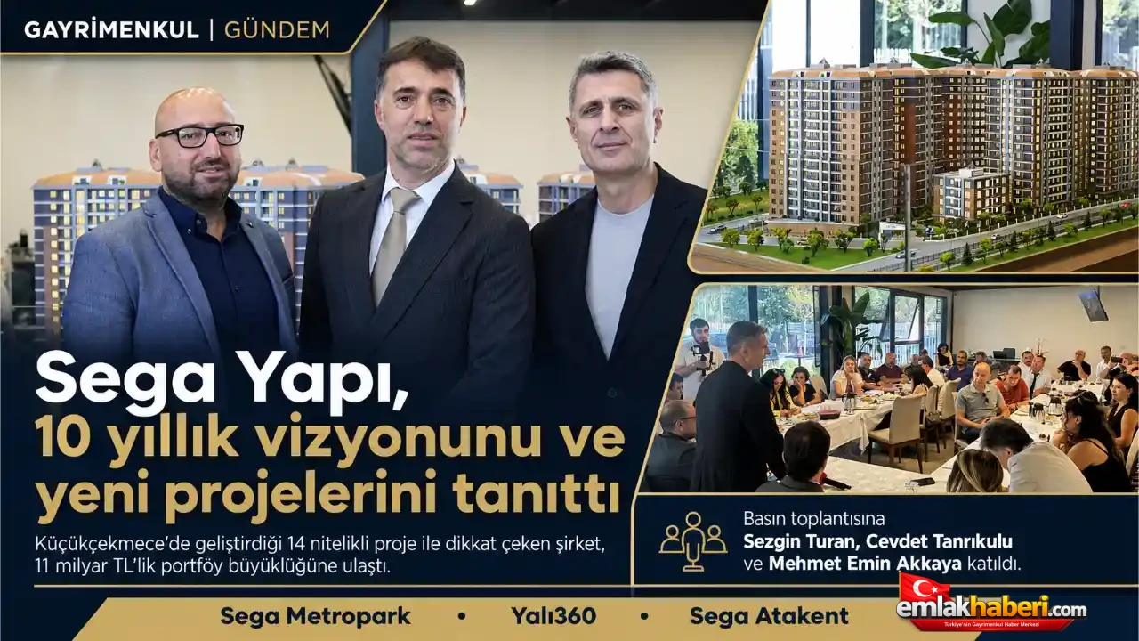 Sega Yapı, Sega Metropark, Yalı360 ve Sega Atakent’i Tanıttı
