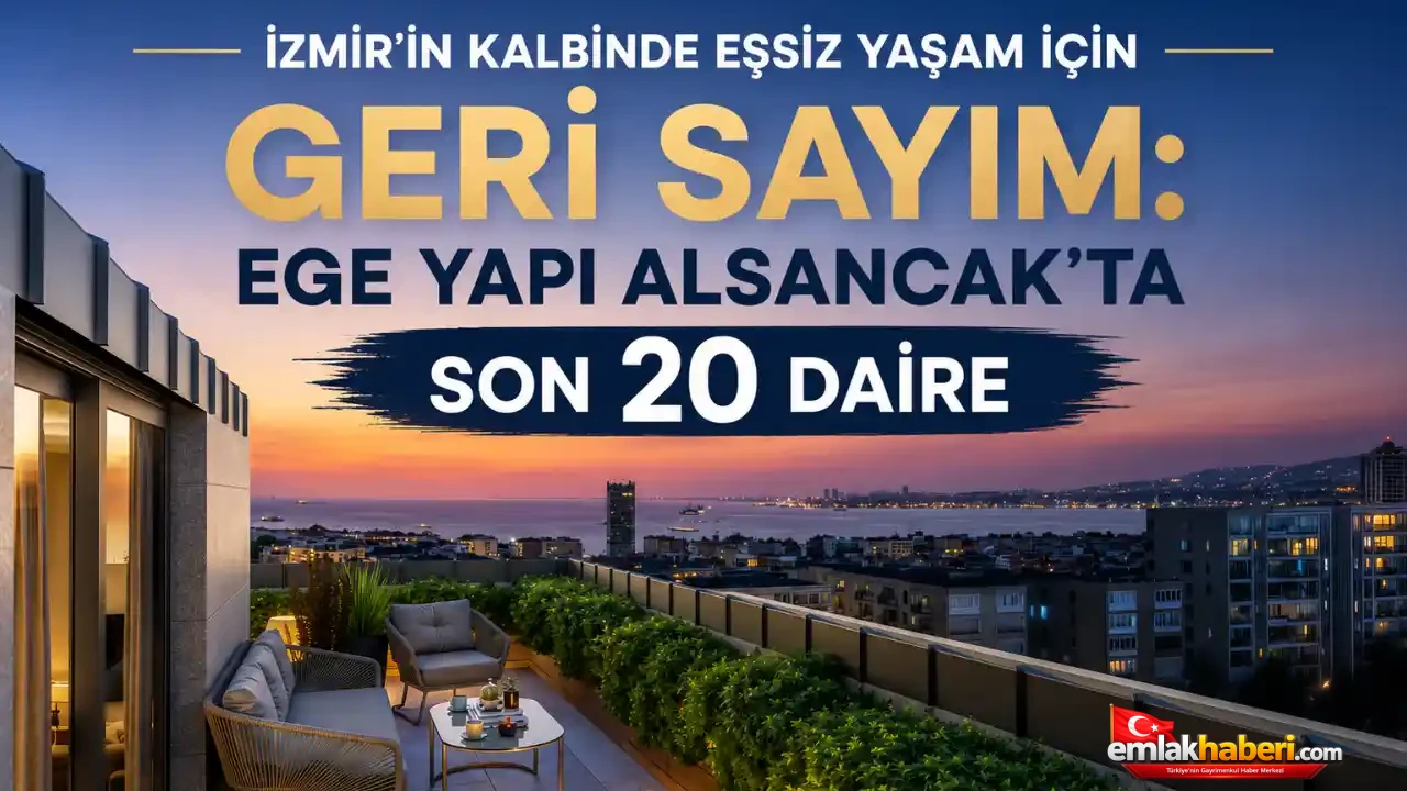 İzmir'in Kalbinde Geri Sayım: Ege Yapı Alsancak'ta Son 20 Daire