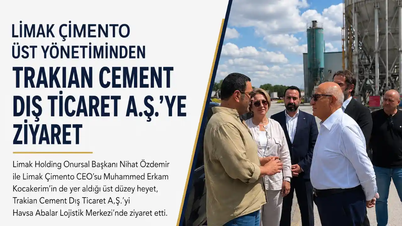 Limak Çimento Üst Yönetiminden Trakian Cement Dış Ticaret A.Ş.'ye Ziyaret