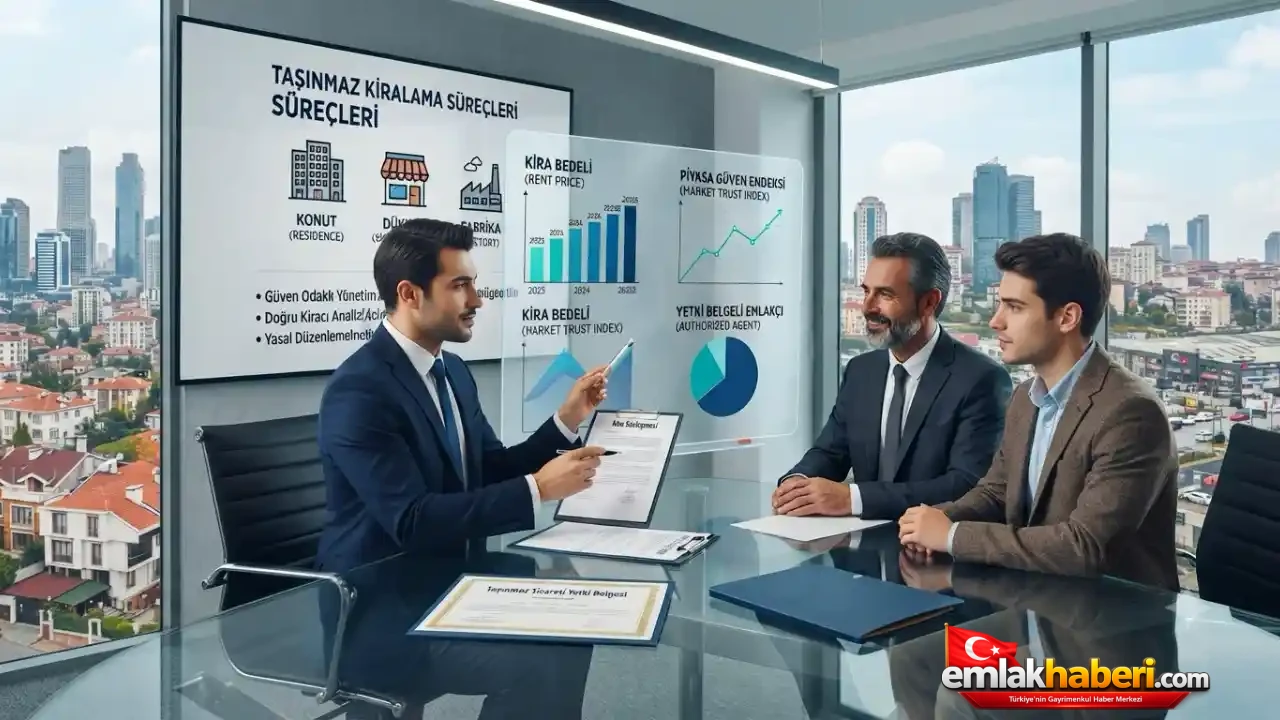 Taşınmaz Kiralama Süreçlerinde Emlak Profesyonelinin Konumu Aracılıktan Güven Odaklı Yönetime!
