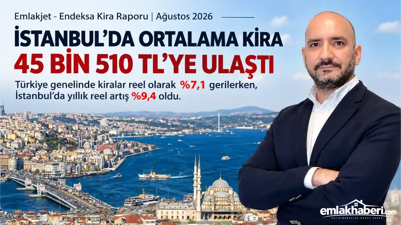 İstanbul’da Kiralar Rekor Seviyede: Ortalama Kira 45 Bin 510 TL