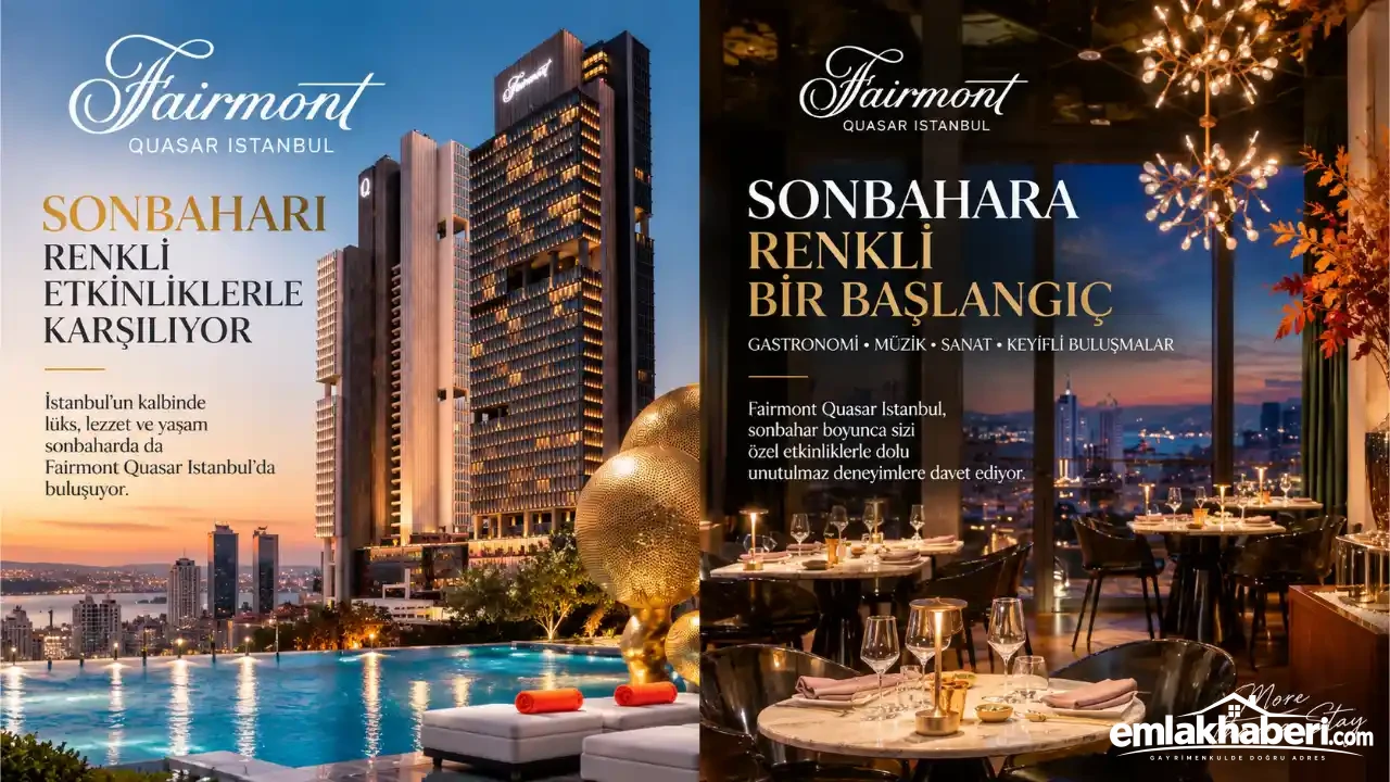 Fairmont Quasar Istanbul’da Sonbahar Bir Başka Güzel