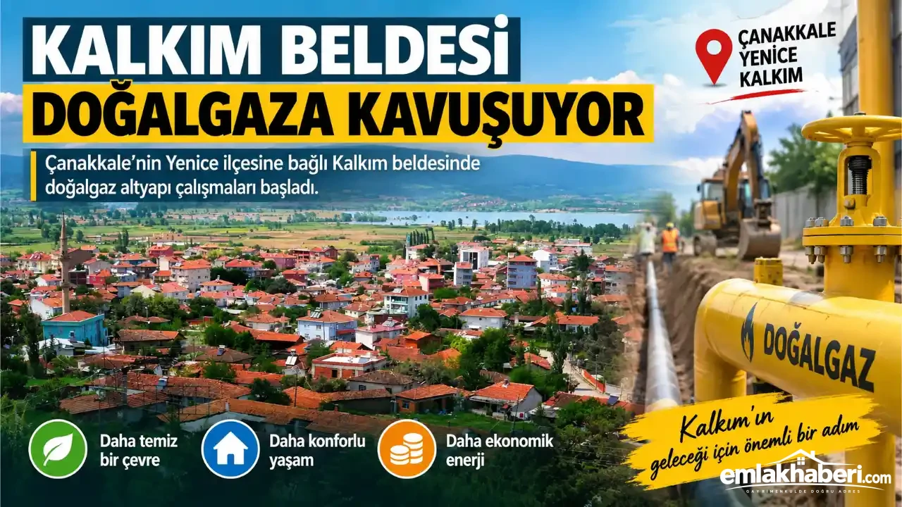 Kalkım Beldesi Doğalgaza Kavuşuyor