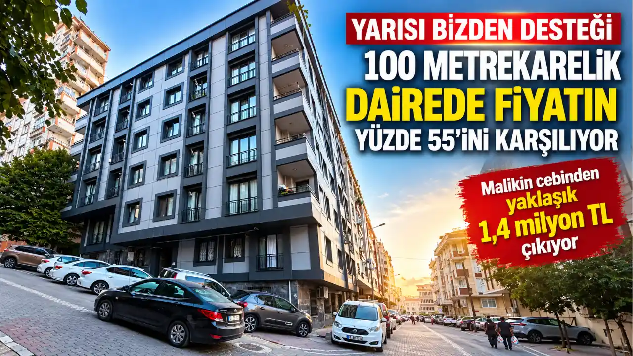 Yarısı Bizden Desteğiyle 100 Metrekarelik Dairenin Maliyeti Ne Kadar Oluyor?