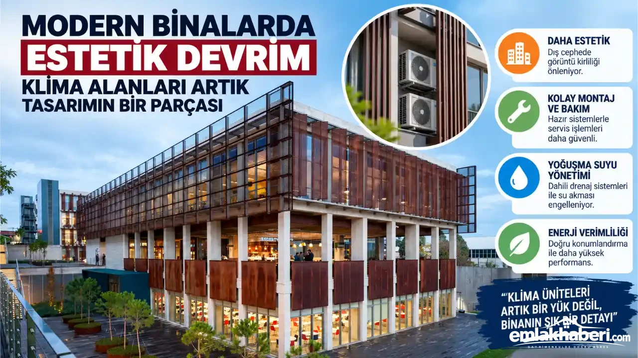Modern Binalarda Estetik Devrim: Klima Alanları Artık Mimari Tasarımın Parçası