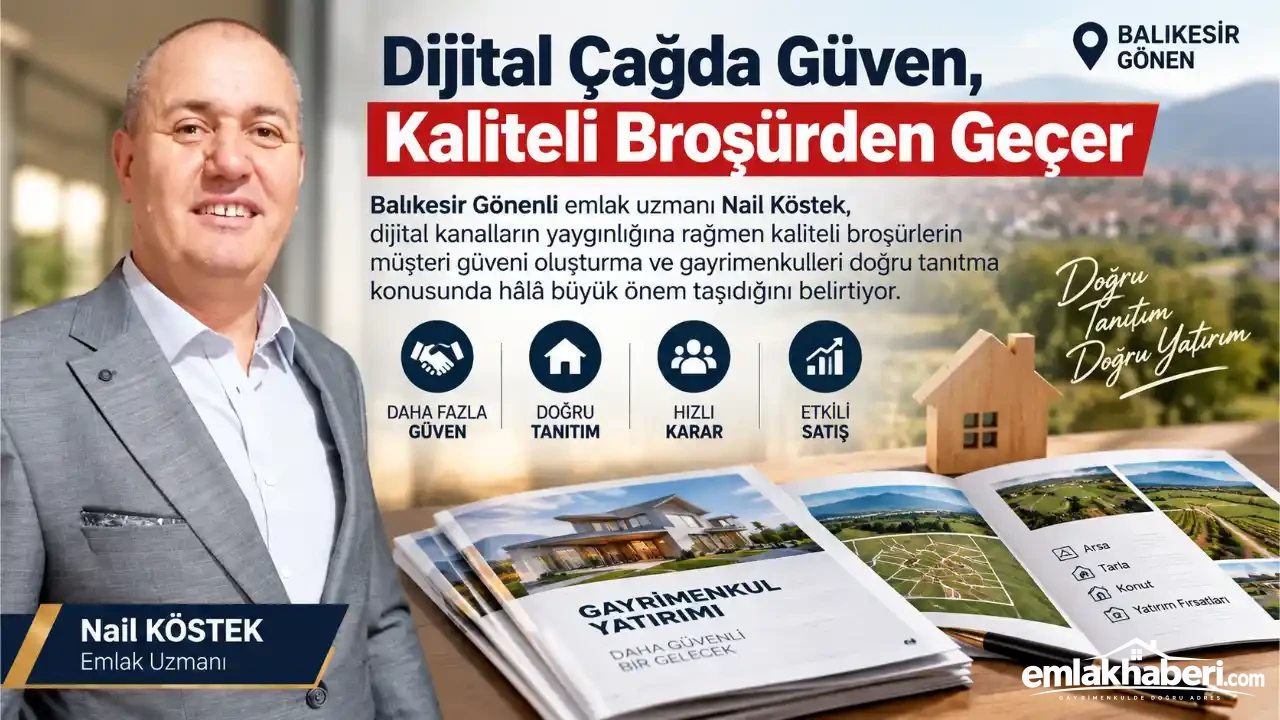 Dijital Çağda Gayrimenkul Pazarlamasında Broşürün Gücü Yeniden Öne Çıkıyor