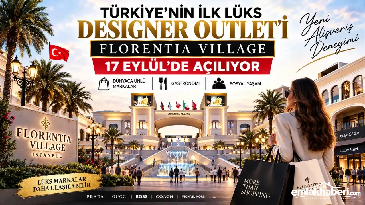 Türkiye’nin İlk Lüks Designer Outlet’i Florentia Village 17 Eylül’de Kapılarını Açıyor