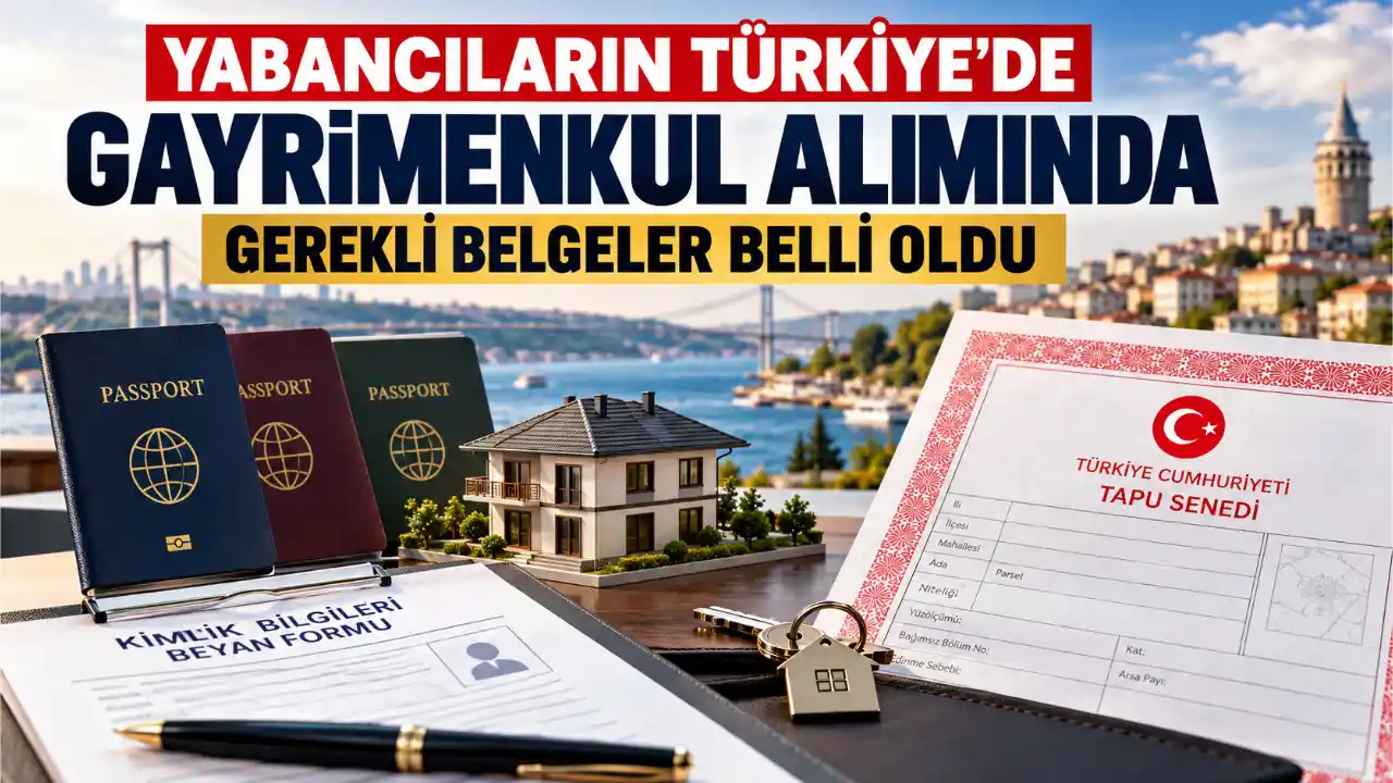 Yabancıların Türkiye’de Gayrimenkul Alımında Gerekli Belgeler
