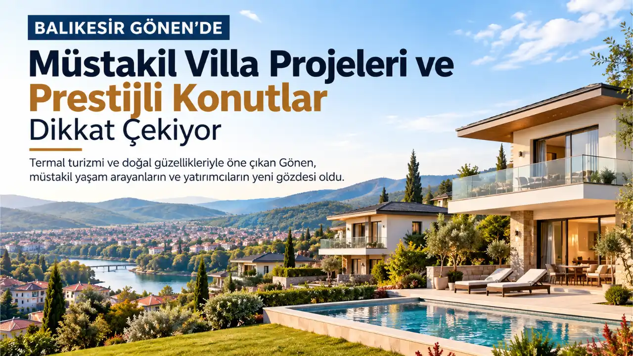 Balıkesir Gönen’de Müstakil Villa Projeleri ve Prestijli Konutlar Dikkat Çekiyor