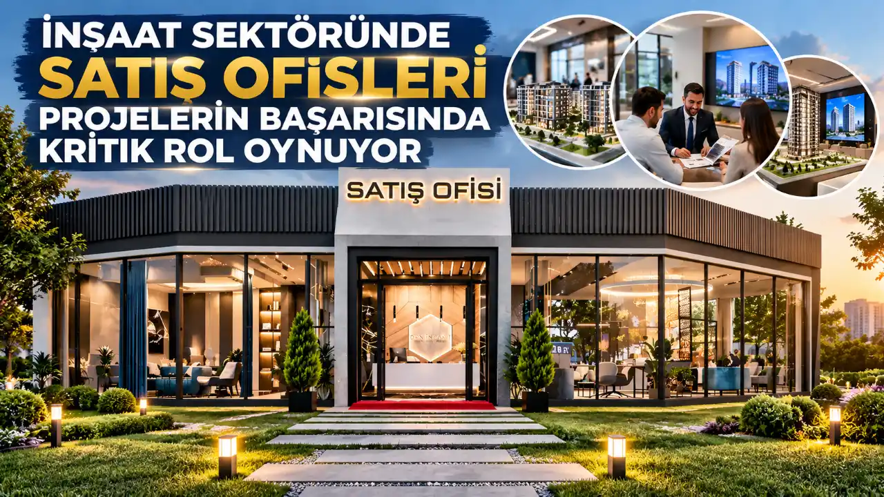 İnşaat Sektöründe Satış Ofisleri Projelerin Başarısında Kritik Rol Oynuyor
