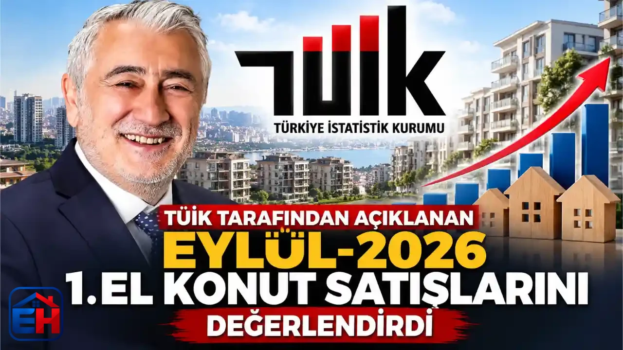 Tüik Tarafından Açıklanan Eylül-2026 1.El Konut Satışlarını Değerlendirdi.