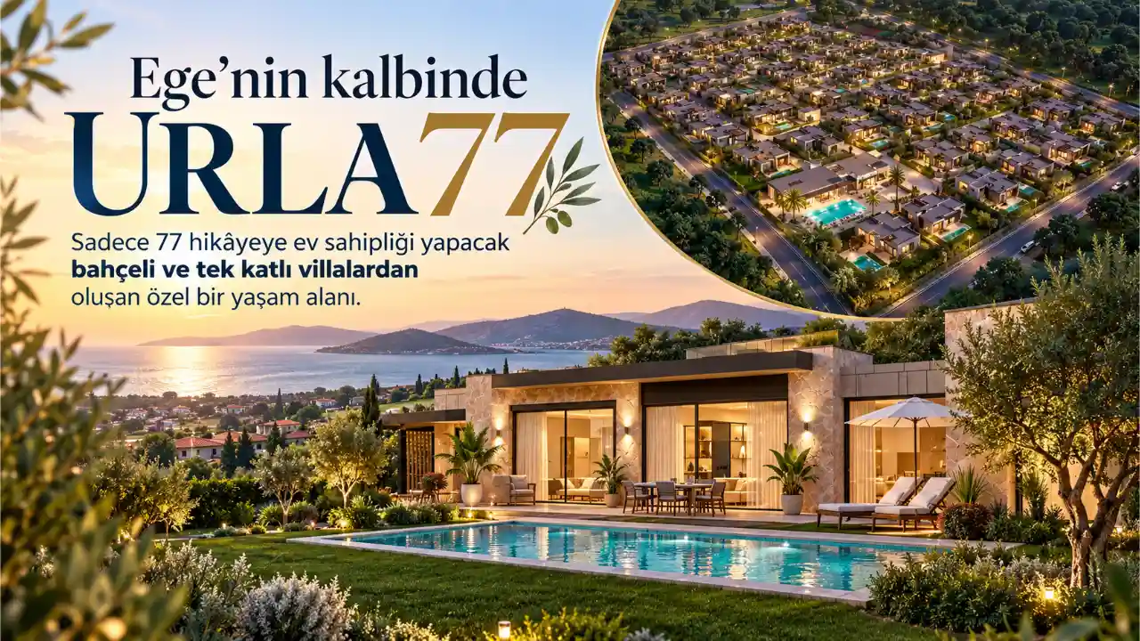 Urla 77: Ege’nin Kalbinde 77 Özel Villa ile Yeni Bir Yaşam